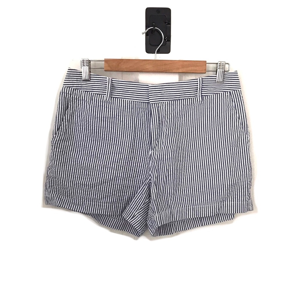 Cynthia Rowley striped nautical cotton shorts, size 8